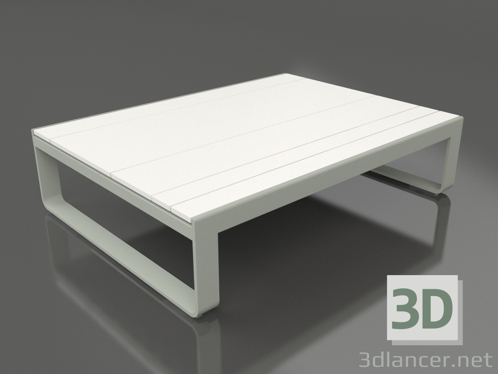 3d модель Столик кавовий 120 (White polyethylene, Cement grey) – превью