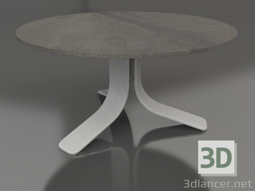 3d модель Стол кофейный Ø80 (Agate grey, DEKTON Radium) – превью