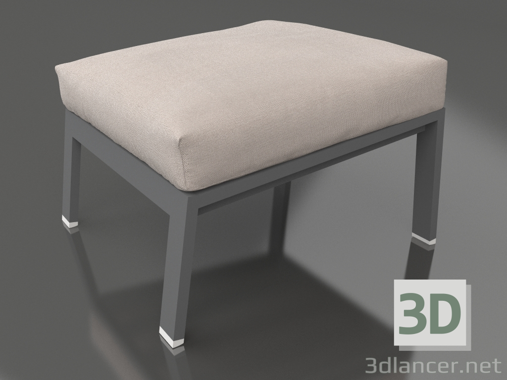 3d model Pouf for relaxation (Anthracite) - preview