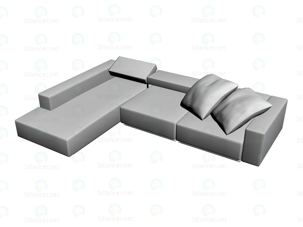 3D Modell Sofa AN326 AS - Vorschau