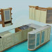 3d model Kitchen - preview