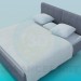 3D Modell Doppelbett - Vorschau