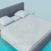 3D Modell Doppelbett - Vorschau