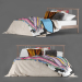 3d Bed IKEA "Rikene" Boho model buy - render