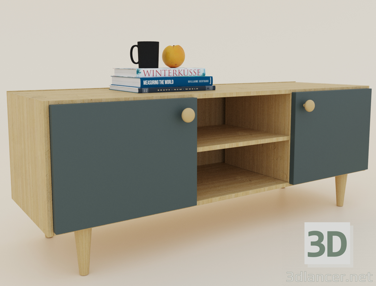 modèle 3D de Meuble TV et tables acheter - rendu