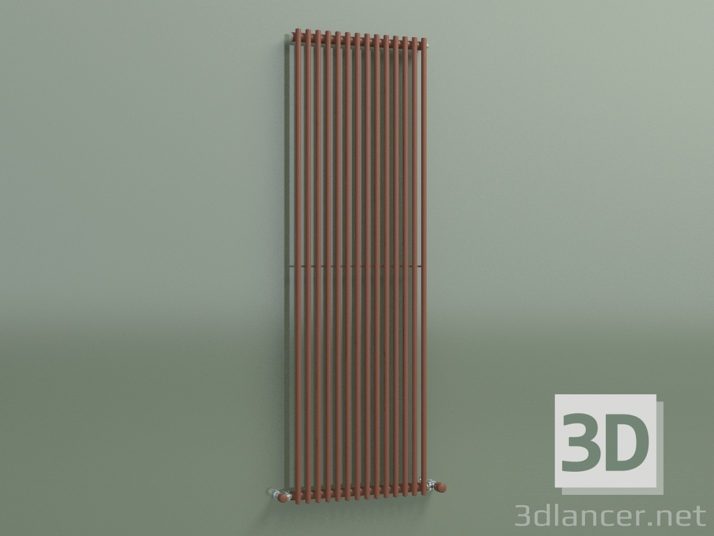 Modelo 3d Radiador vertical ARPA 1 (1520 14EL, marrom cobre RAL 8004) - preview