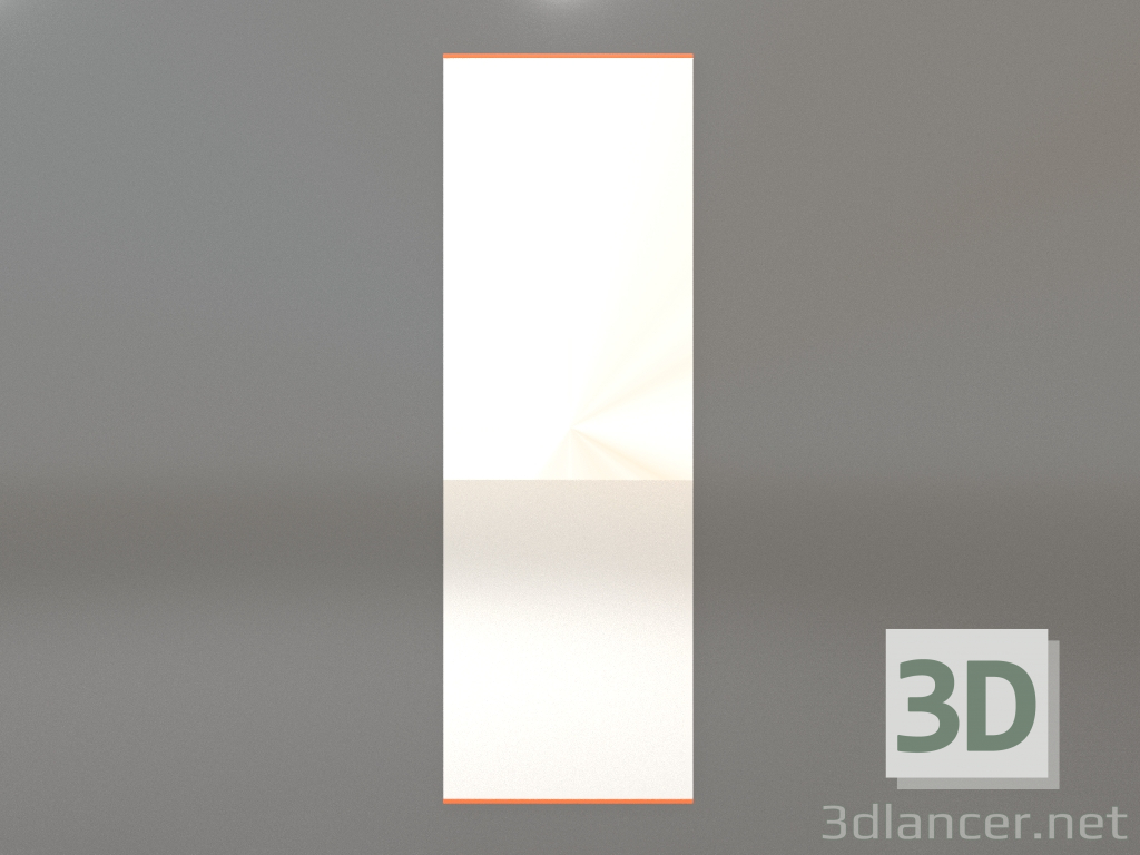 modello 3D Specchio ZL 01 (600х1800, luminoso arancione brillante) - anteprima