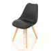 3d model Chair Ulric (black) - preview