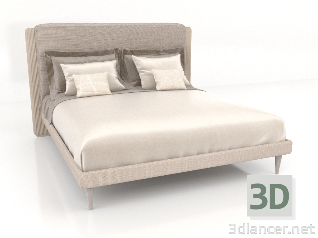 Modelo 3d Cama de casal (С304) - preview