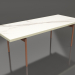 3d model Mesa de comedor (Oro, DEKTON Aura) - vista previa