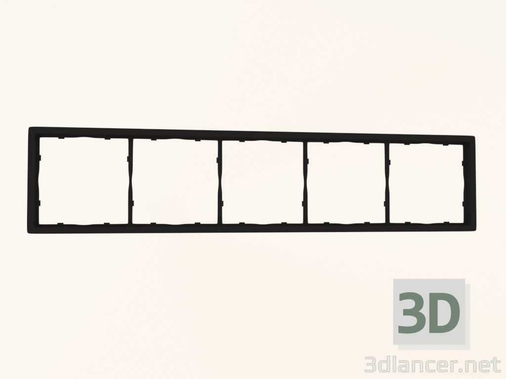 3D Modell Rahmen 5-a (Mattcarbon, DA21530) R98 - Vorschau