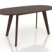 modèle 3D Table à manger 1600x800 mm (noyer foncé) - preview