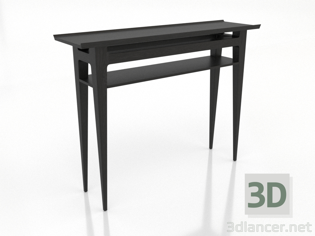 modello 3D Consolle OSCAR (legno) - anteprima modello 3D Consolle OSCAR (legno) - anteprima