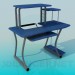 modello 3D Tavolo computer - anteprima
