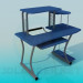 modello 3D Tavolo computer - anteprima