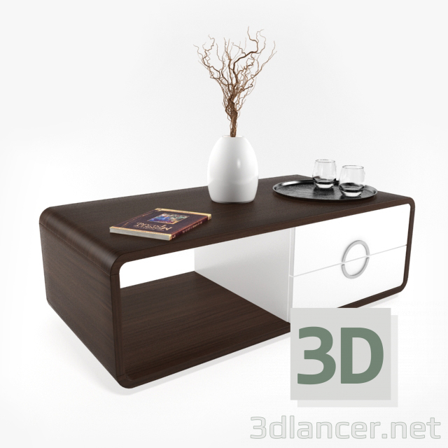 3d model mesa de centro - vista previa