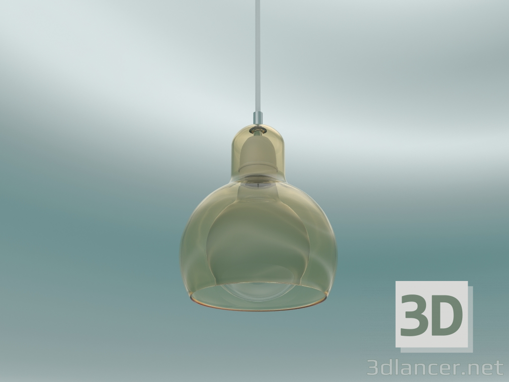 Modelo 3d Pendente Mega Bulb (SR2, Ø18cm, 23cm, vidro dourado com fio transparente) - preview