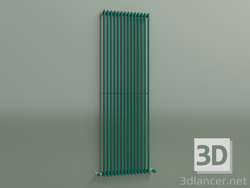 3d model Radiator vertical ARPA 1 (1520 14EL, opal green RAL 6026) - preview