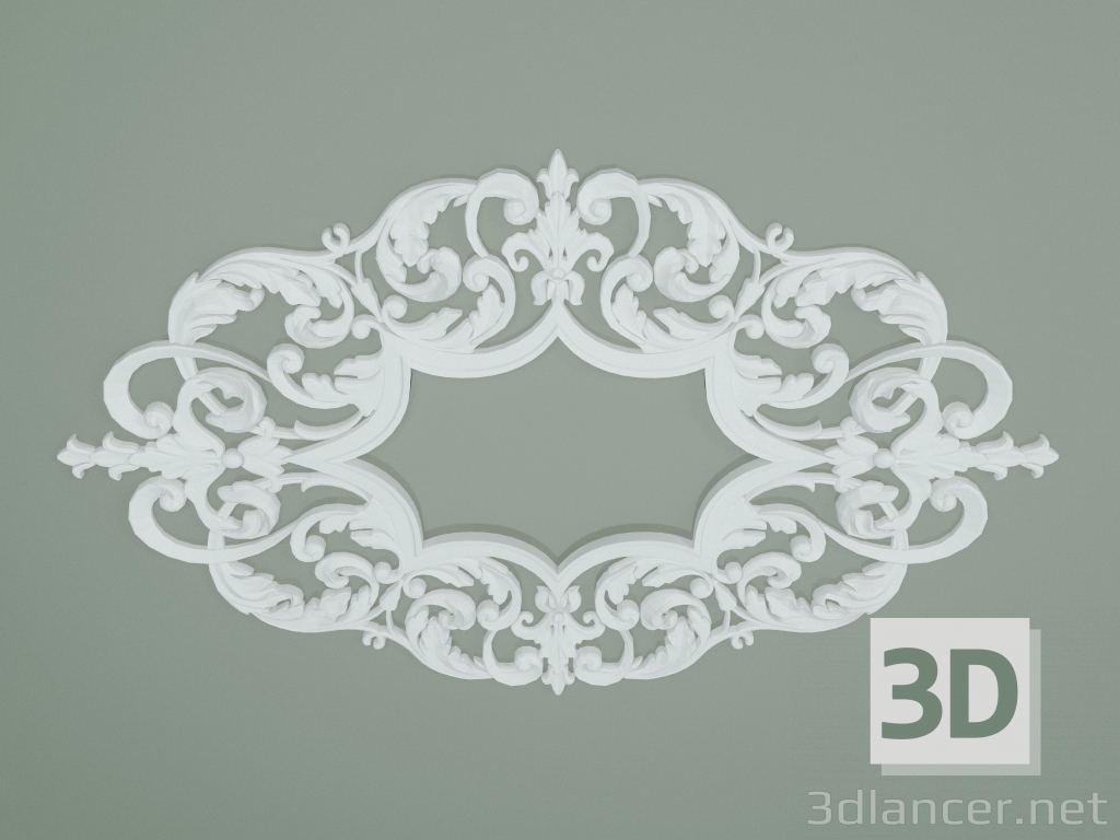 Modelo 3d Soquete de gesso pré-fabricado PA022 - preview