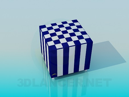 3d model Ottoman - preview