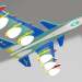 3d model Ceiling lamp Bomber (074506) - preview