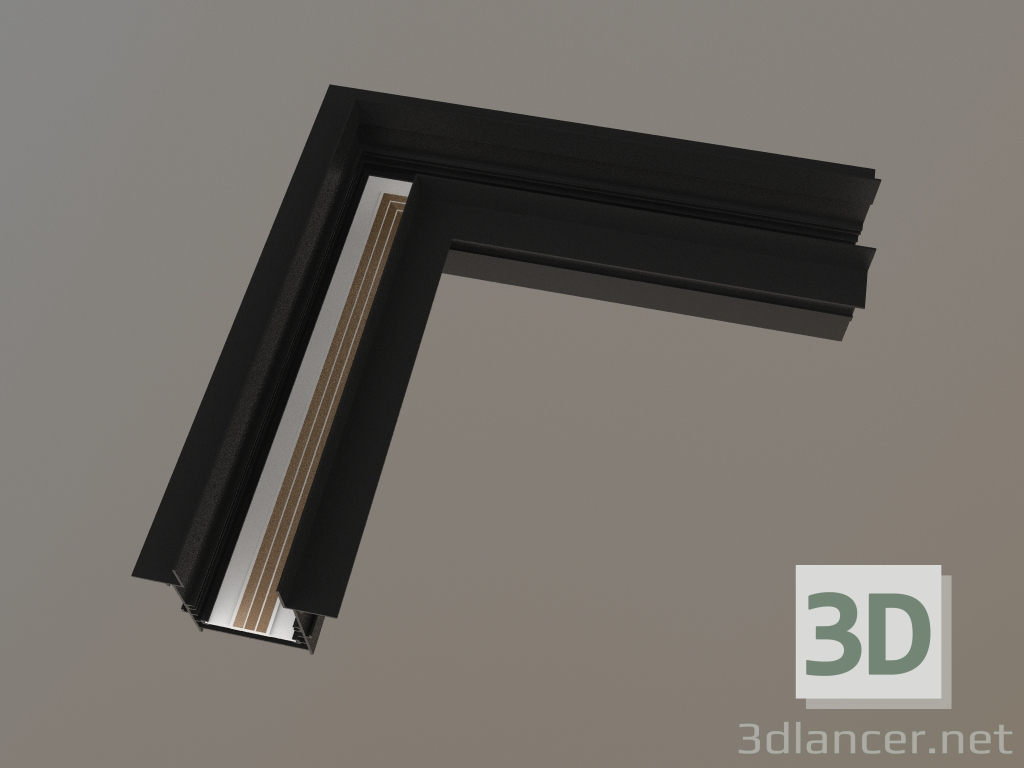 Modelo 3d Conector de canto MAG-CON-4560-FDW-L90 (BK) - preview