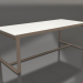 modèle 3D Table à manger 210 (Polyéthylène blanc, Bronze) - preview