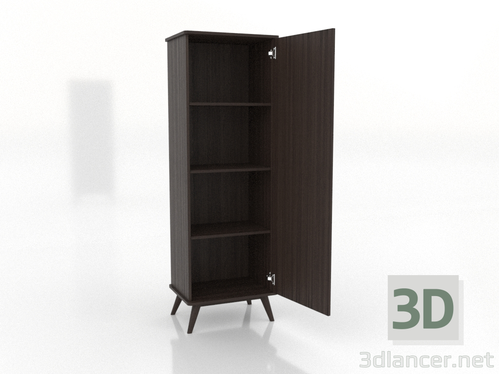 3D modeli Dolap 3 600x450x1800 mm, opsiyon 2 (açık, dişbudak ceviz) - önizleme 3D modeli Dolap 3 600x450x1800 mm, opsiyon 2 (açık, dişbudak ceviz) - önizleme