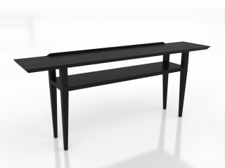3D-Modell "Konsole MISS LO (schwarze Eiche)"