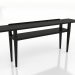 modello 3D Consolle MISS LO (rovere nero) - anteprima