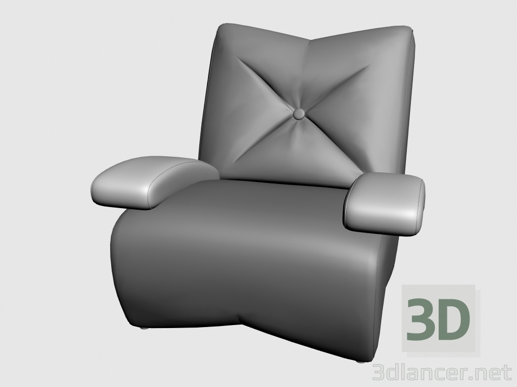 modello 3D Sedia Ustin ii - anteprima