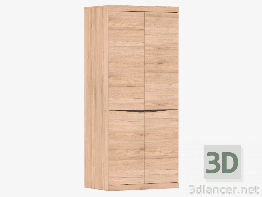 Modelo 3d Guarda-roupa 2D (tipo 20) - preview