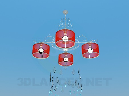 3D Modell Kronleuchter - Vorschau