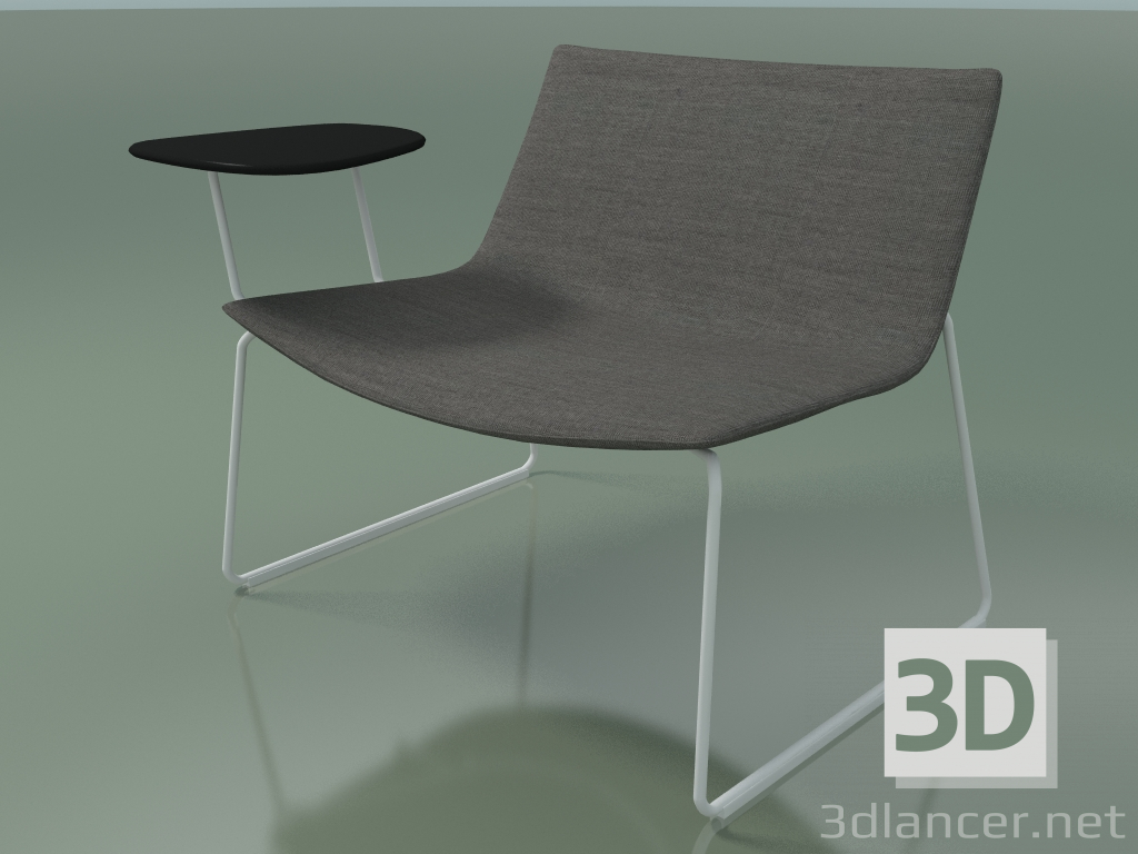 3d model Sillón 2033 (en trineo, con mesa, V12) - vista previa