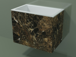 Lavabo sospeso (02R133101, Emperador M06, L 60, P 36, H 48 cm)