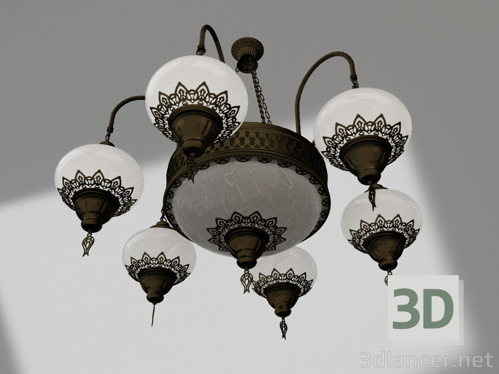 Modelo 3d Lustre Osman (103202) - preview