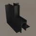 3d model Conector de esquina MAG-CON-2652-FDW-L90-EXT (BK, externo) - vista previa