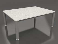 Table basse 70×94 (Gris quartz, DEKTON Sirocco)