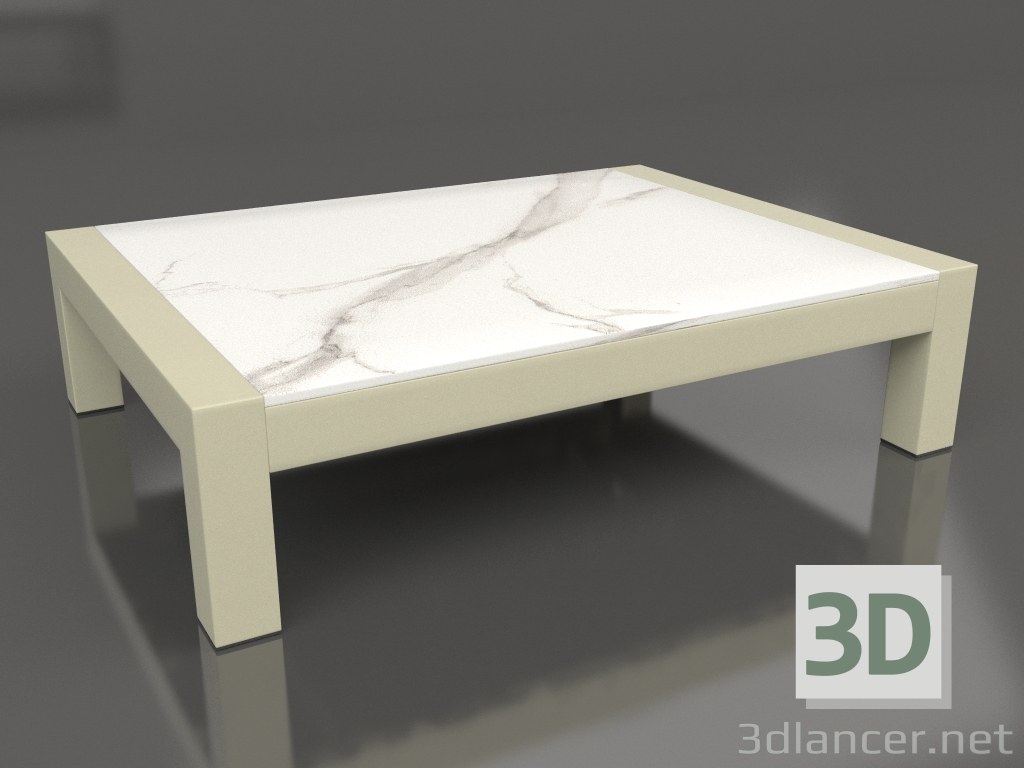 3d model Coffee table (Gold, DEKTON Aura) - preview