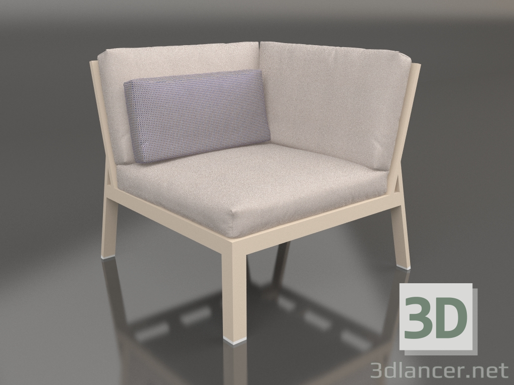 3d model Sofa module, section 6 (Sand) - preview