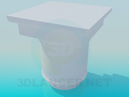 3d model Tapa de columna - vista previa