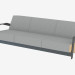 3D Modell Doppel-Sofa-Bett - Vorschau