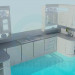 3d model Cocina - vista previa