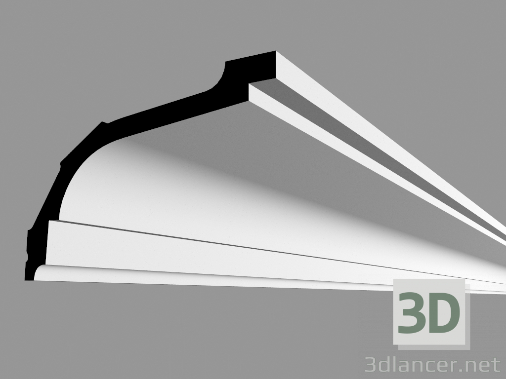 3d model Cornice C220 (200 x 7.6 x 11.6 cm) - preview