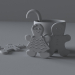 3d model New year (cookies boy and girl, mug, candy) - preview