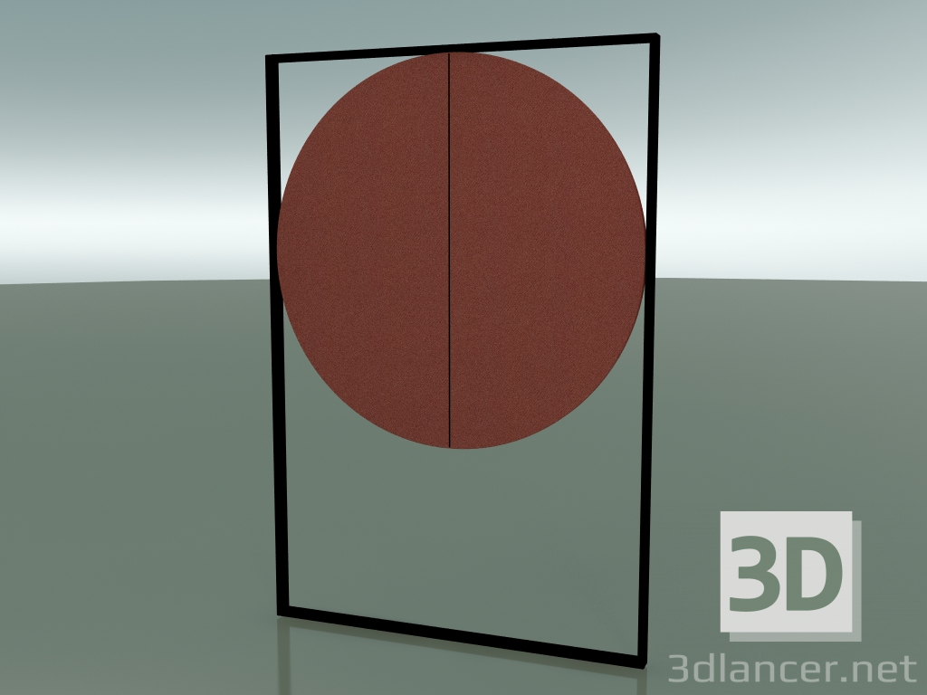 3d model Freestanding Small Round Panel 5104 (V39) - preview