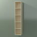 3d model Wall tall cabinet (8DUADС01, Bone C39, L 24, P 24, H 120 cm) - preview