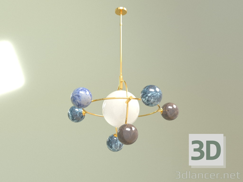 Modelo 3d Luminária pendente Andrômeda diâmetro 85 - preview