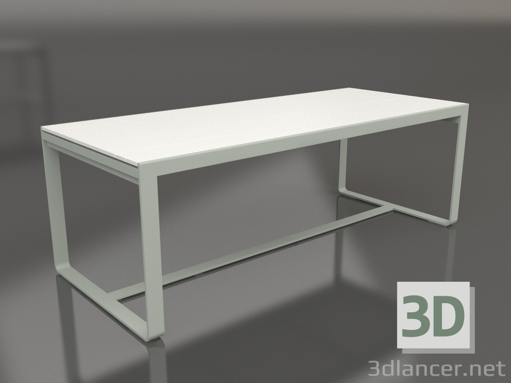 3d model Mesa de comedor 210 (Polietileno blanco, Gris cemento) - vista previa