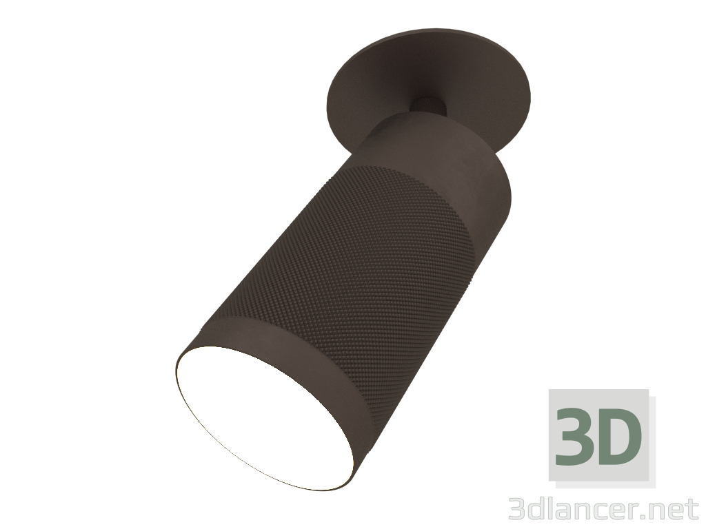 modello 3D Lampada da incasso a soffitto Patrone (marrone) - anteprima